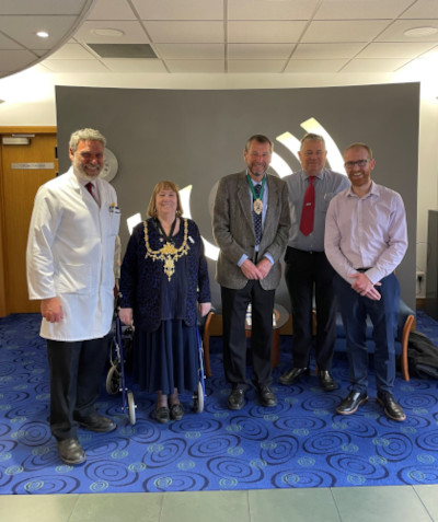 Sheffield Lady Mayoress and Deputy Lord Mayor visit Swann-Morton