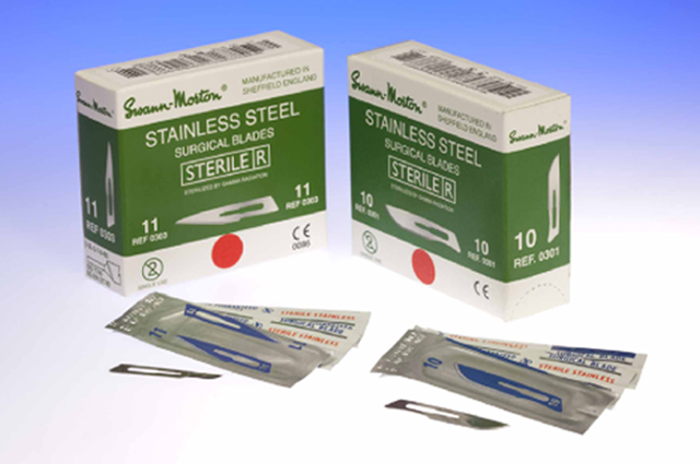 thumbnail image 2 of Shanind 500pcs #15C Scalpel Blades – Stainless Steel, Surgical/Dental, Sterile 2 of 4